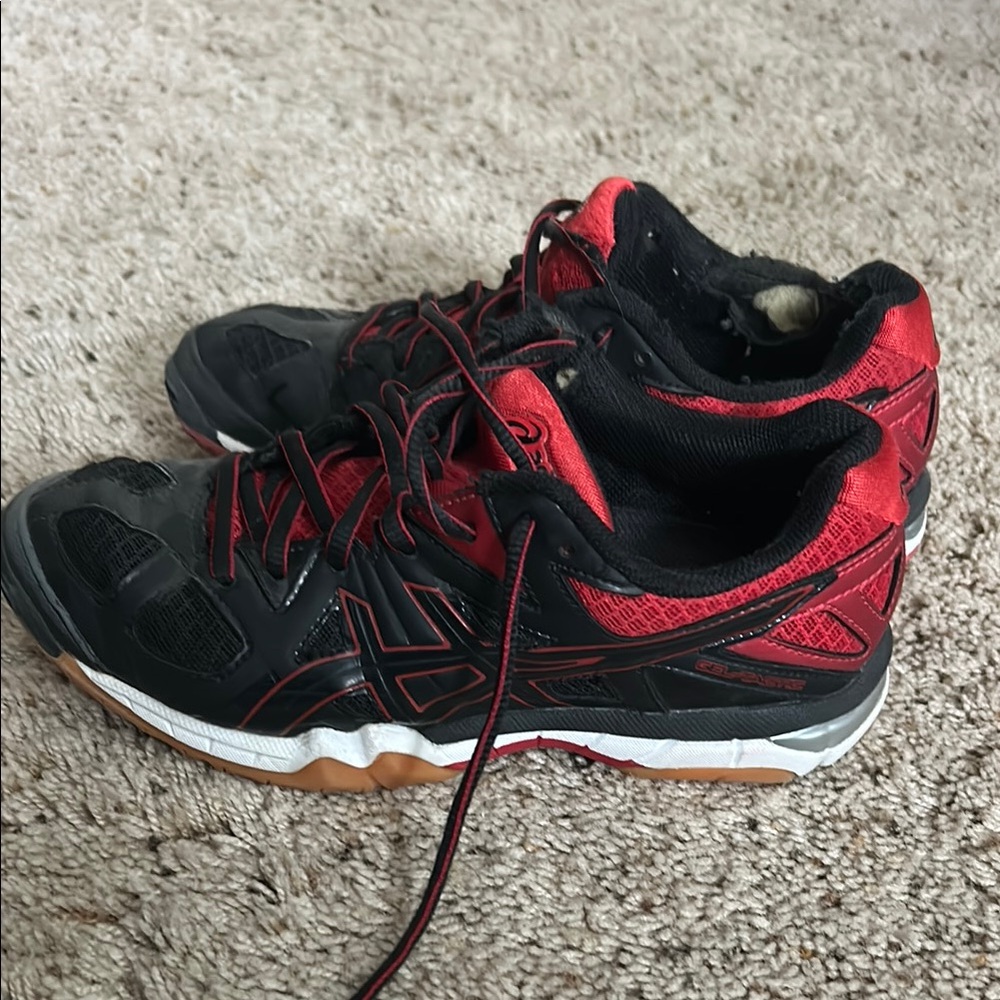 Red and Black volleyball Shoes